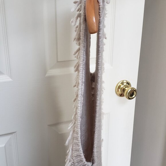 Anthropologie Women's Pilcro Cream Summit Mock Neck Textured Sweater Vest - Picture 10 of 12